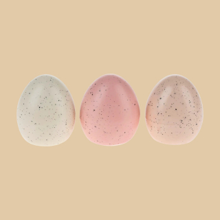 Keramik Ei Pastell – Oster- und Frühlingsdeko 7,5 cm