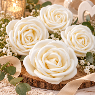 Sola Holzblume Bird Rose – Naturdeko 5er Set