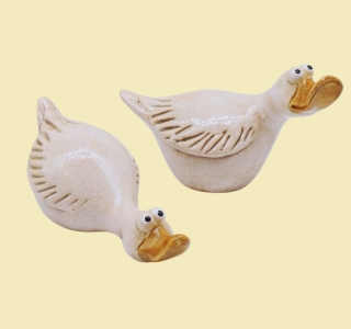 Entenpaar Patty & Piper Steingut 4,9–8,4 cm