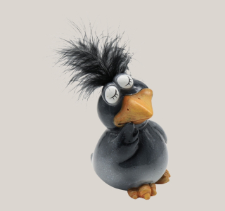 Vogelpärchen Mia & Sammy, Polyresin 18 cm