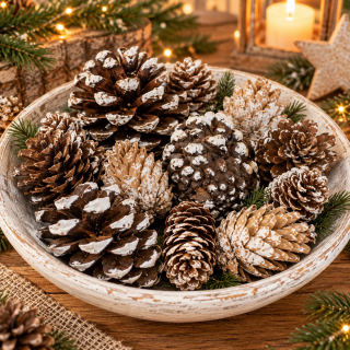 Naturmaterialien Bastelset – Zapfen & Holzsterne