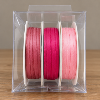 Polyesterband 3 mm x 6 m – 3 Farbtöne, waschbar