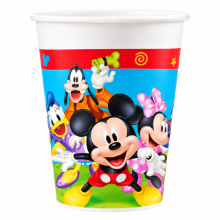 Disney Mickey Mouse Pappbecher 200 ml – 8 Stück – Kindergeburtstag