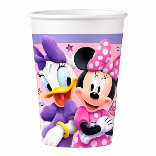 Disney Minnie Mouse Pappbecher 200 ml – 8 Stück Kindergeburtstag