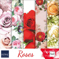 Servietten Kreativ Set Rose – Elegante Tischdeko mit Rosendesign