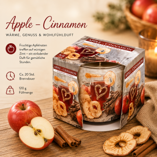 Duftkerze "Apfel Zimt"