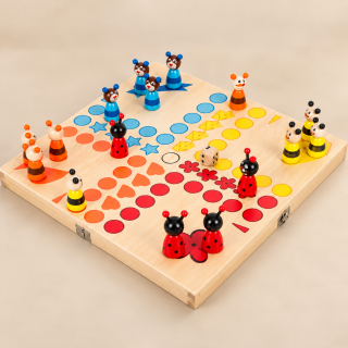 Bienchen und Blümchen Spielbrett – Holzspiel für Kinder