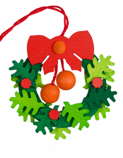 Graupner Adventskranz aus Holz – Erzgebirge Winterdeko