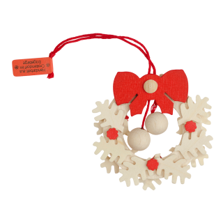 Graupner Adventskranz aus Holz – Erzgebirge Winterdeko