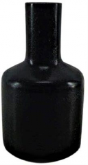 Vase aus Metall in Braun/Silber mit 16 cm Höhe