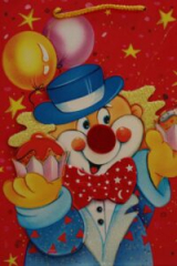 Geschenktasche "Clown"