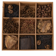 Naturmaterialien Kupfer – Box 28x28 cm für Dekoration
