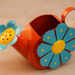 Gießkanne Flower Power – bunt & praktisch, Ø 14 cm